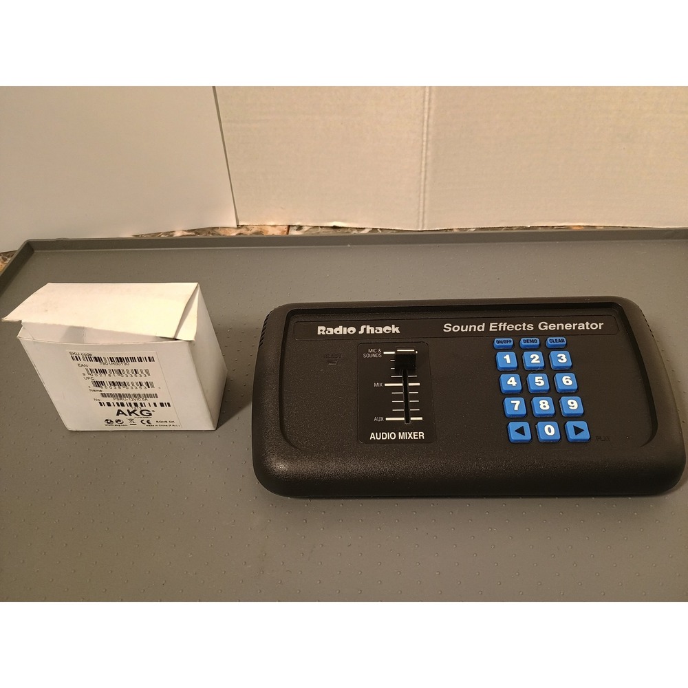 Radio Shack Sound Effects Generator Unisex OS Black Excellent Vintage 42-2423